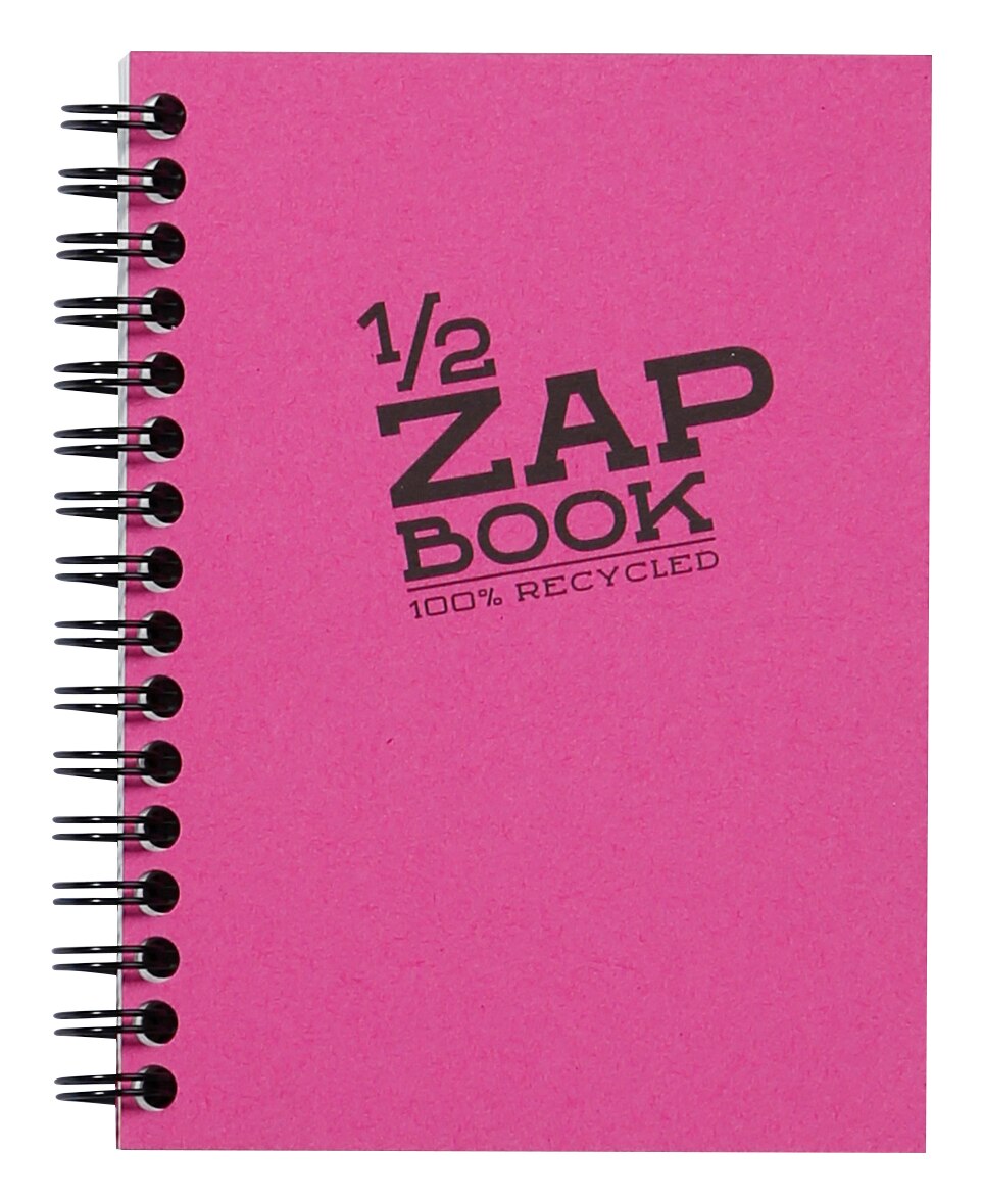 Caderno 1/2 Zap Book Espiral A6 80 Folhas Reciclado Claire Fontaine 3