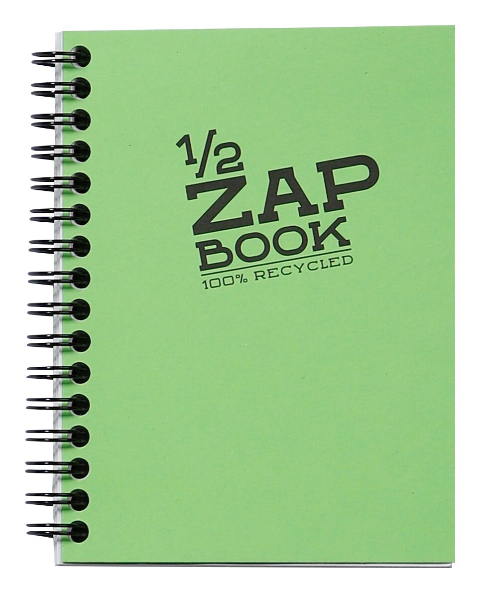 Caderno 1/2 Zap Book Espiral A6 80 Folhas Reciclado Claire Fontaine 4