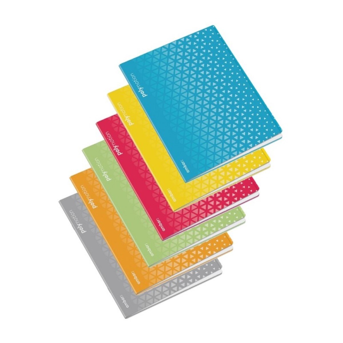 Caderno Agrafado A4 Polipro Triangles Pautado 2