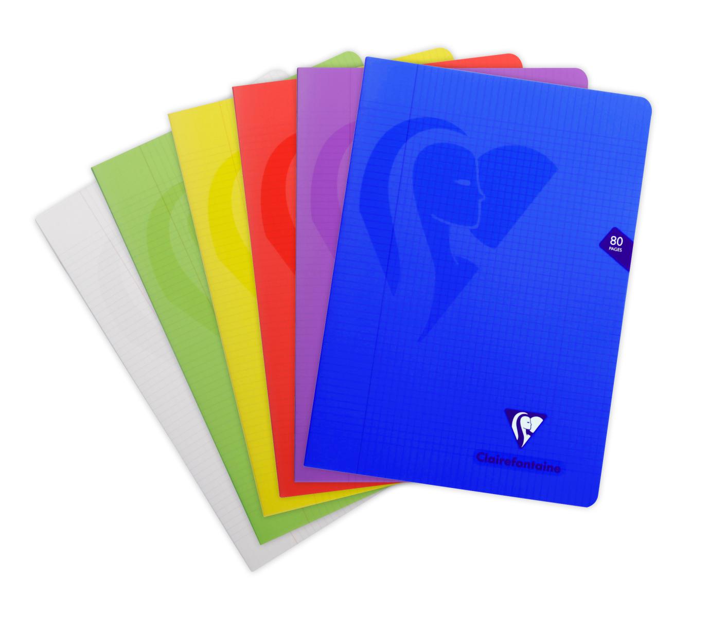 Caderno Mimesys A4, 5x5+M Quadriculado, 40 Folhas, Clairefontaine 1