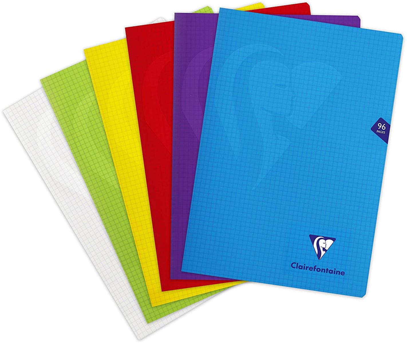Imagem 0 de Caderno Mimesys A4, 5x5+M Quadriculado, 48 Folhas, Clairefontaine
