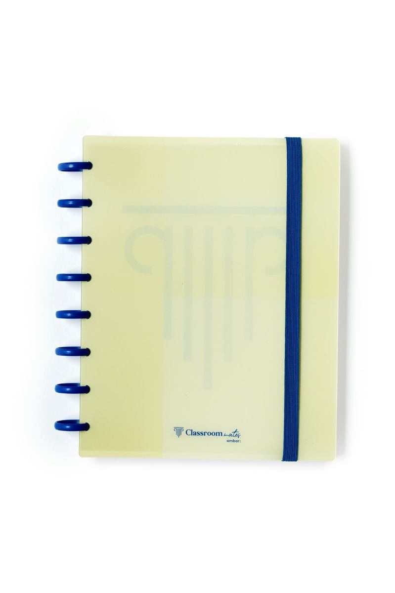 Caderno EcoSmart A5 PP ClassroomMates Ambar Amarelo 1