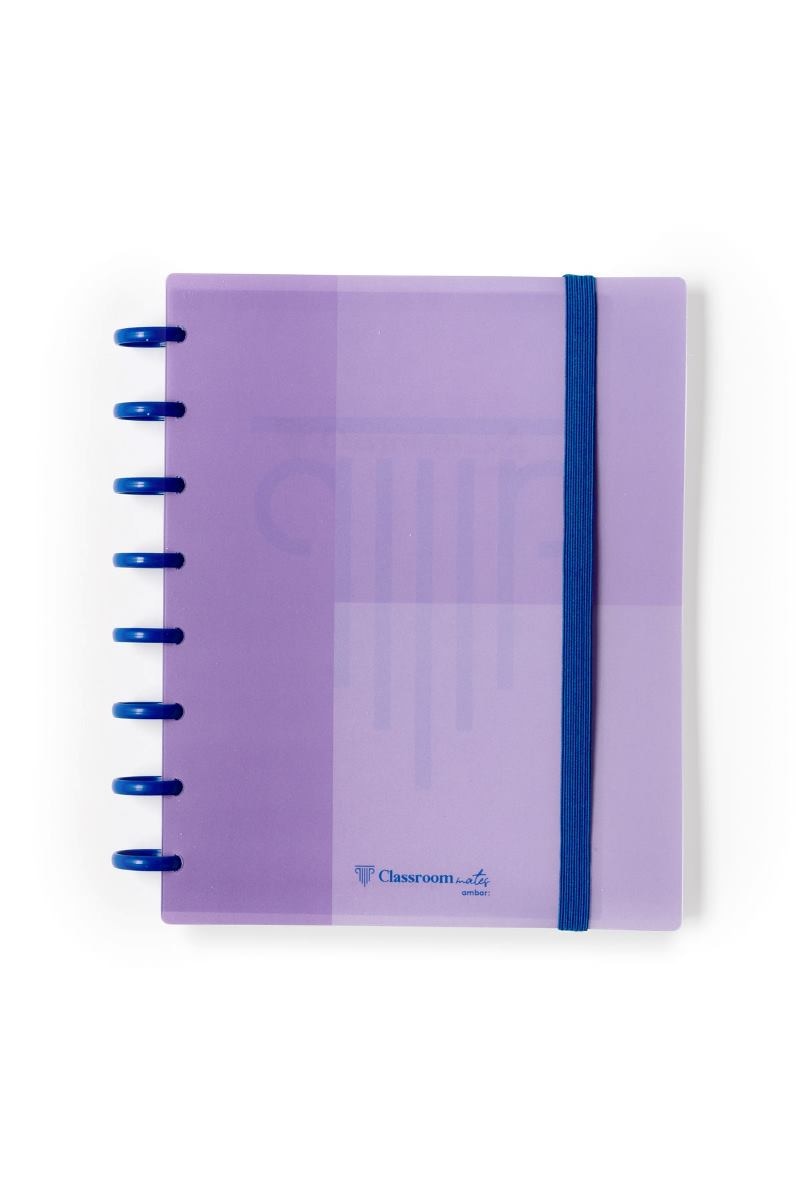 Caderno EcoSmart A5 PP ClassroomMates Ambar Alfazema 1
