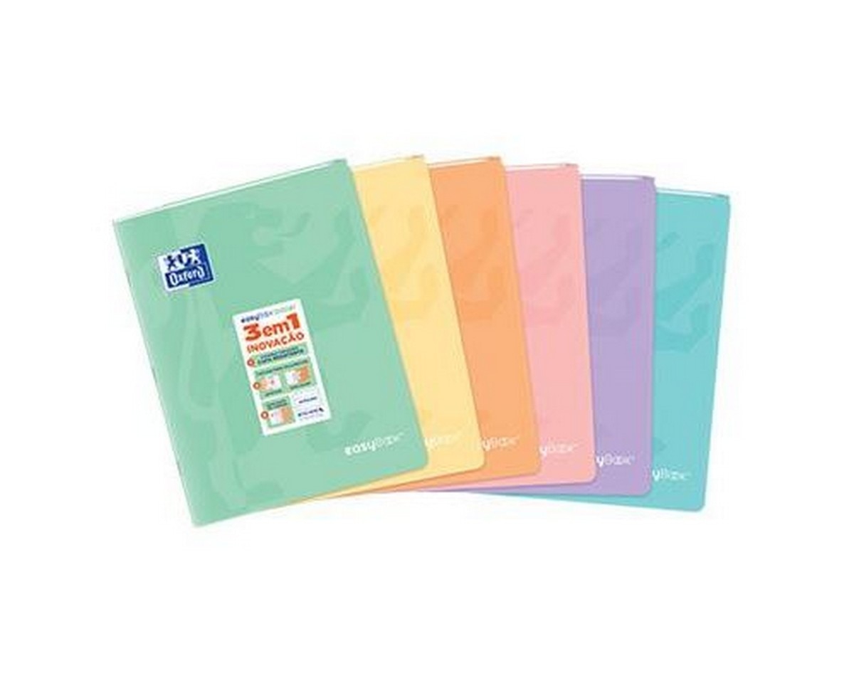 Imagem 0 de Caderno Agrafado Oxford EasyBook A4 Pautado Pastel