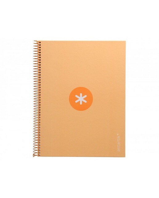 Caderno Espiral A4 Pautado Liderpapel Laranja 1