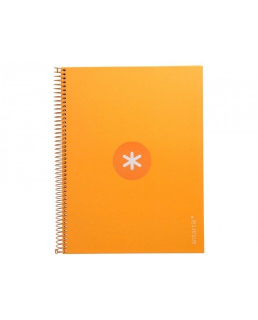 Caderno Espiral A4 Pautado Antartik Mostarda Mostarda-1