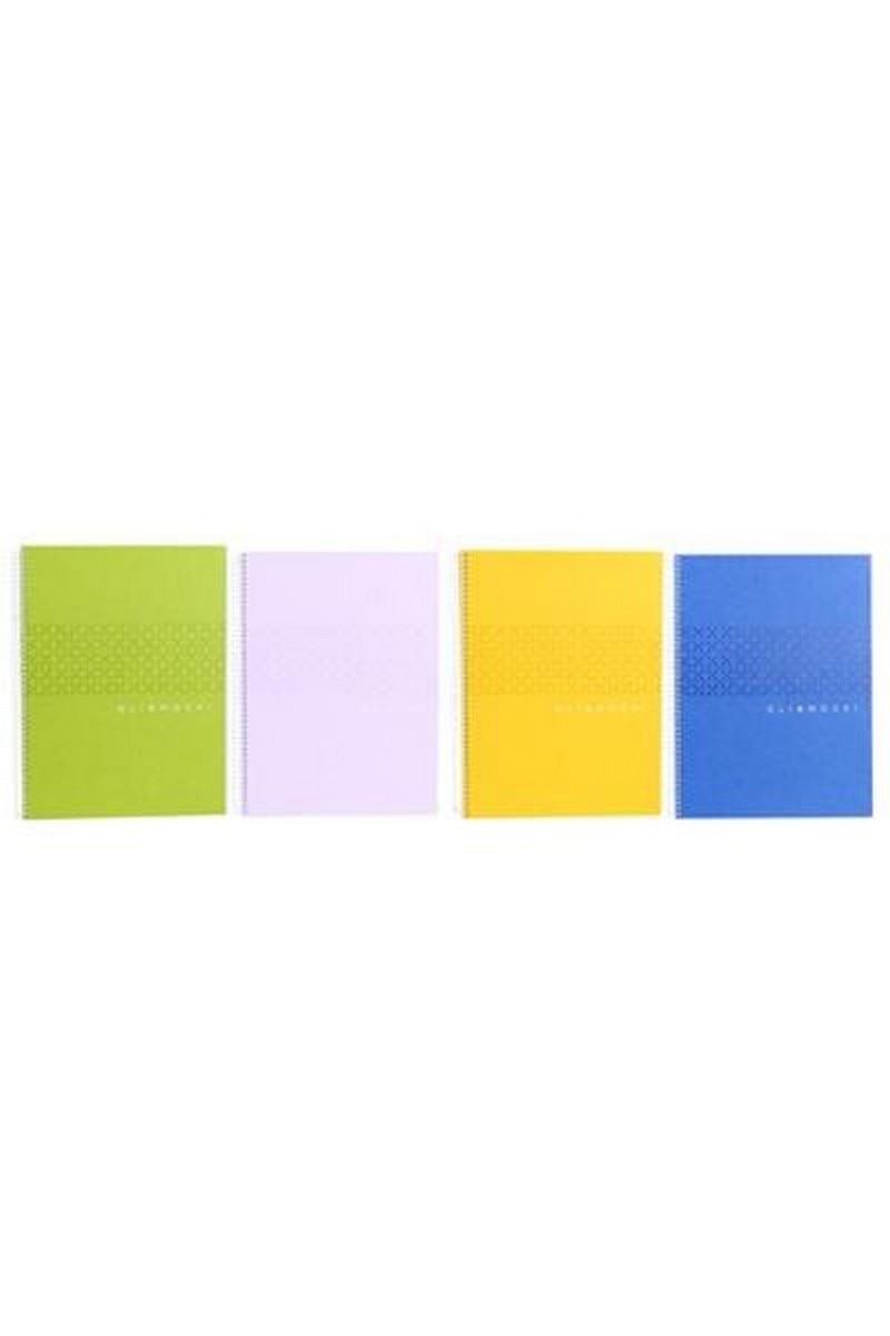 Caderno Quadriculado A4 em Espiral Oli&Mocki 1
