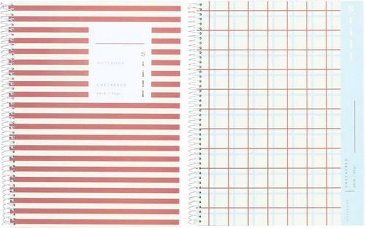 Caderno Espiral A5 Quadriculado Still 1
