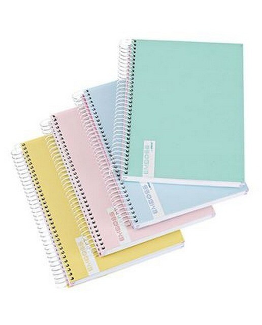 Caderno Espiral A5 Quadriculado Emboss 1