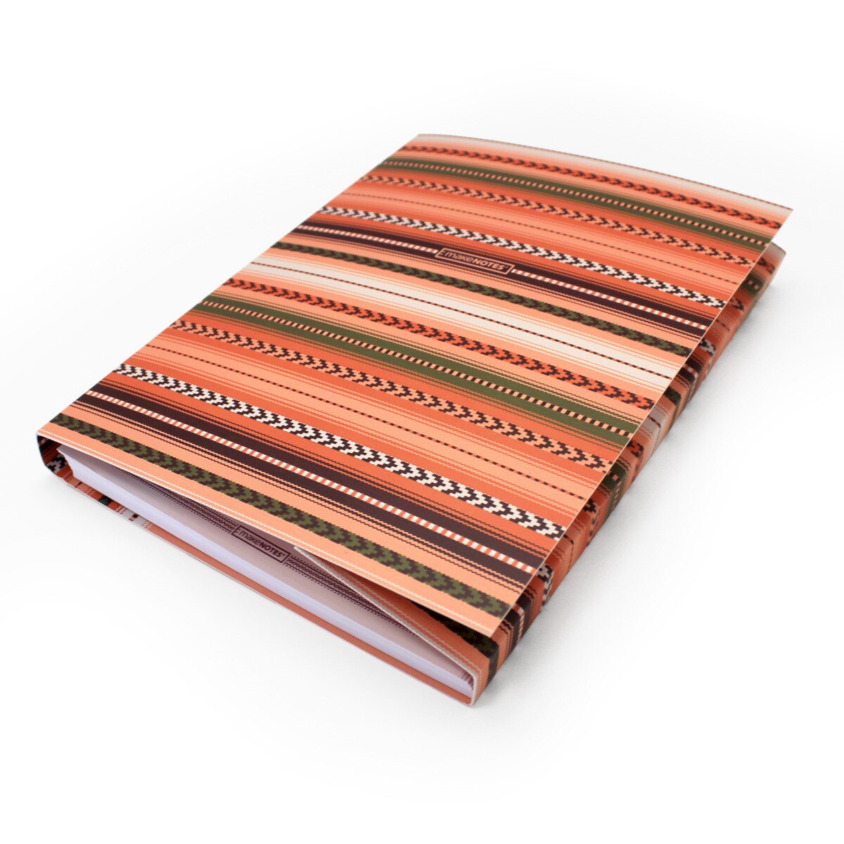 Cad.Esp.Dup..Esc.A5 Gourmet Ethnic Ribbons 100G 80F Paut 3