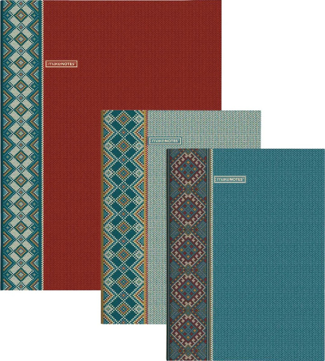 Caderno Cosido A5 Knit 80G 40Fls Pautado 2