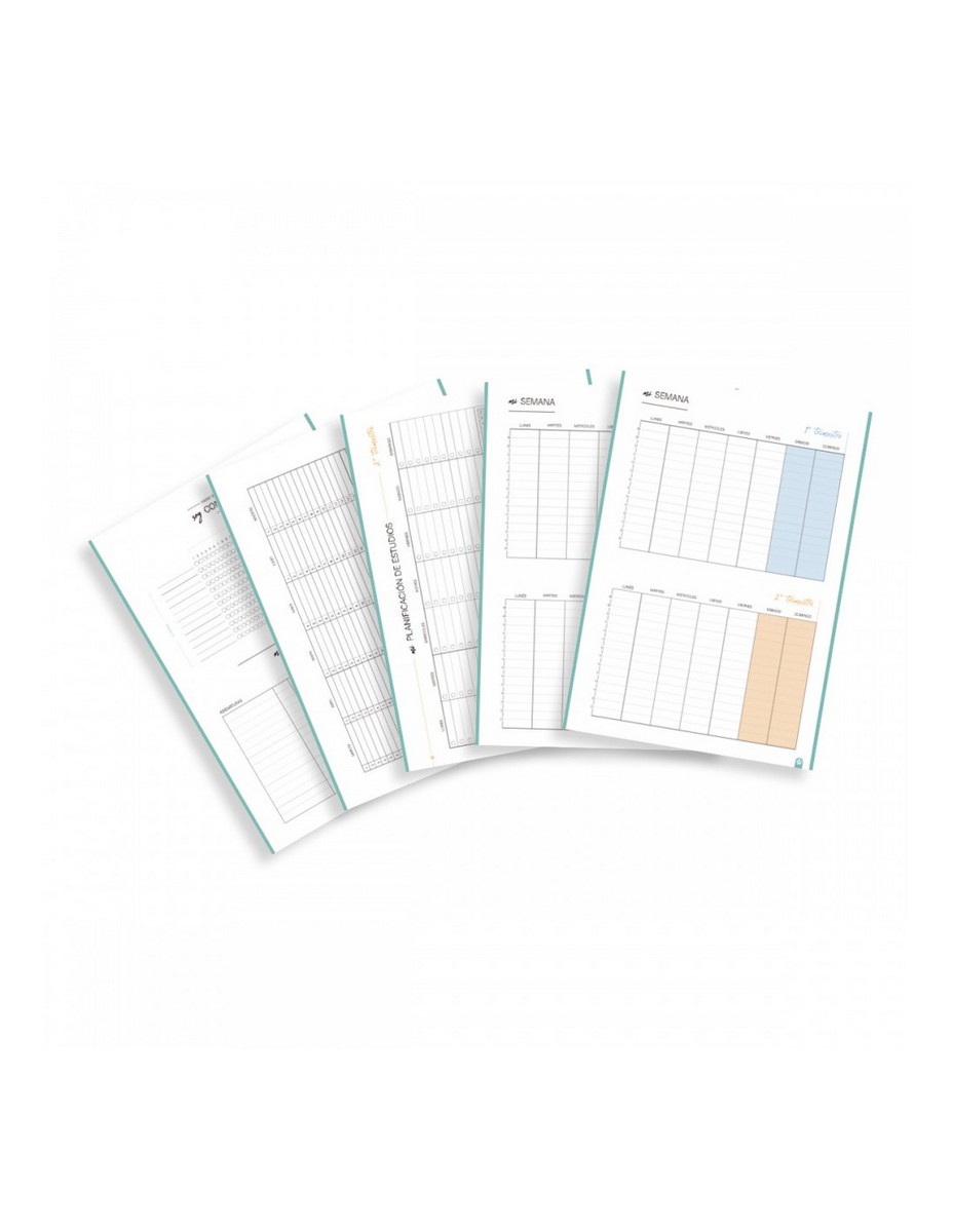 Caderno de argolas SOFT em cor-de-rosa 6