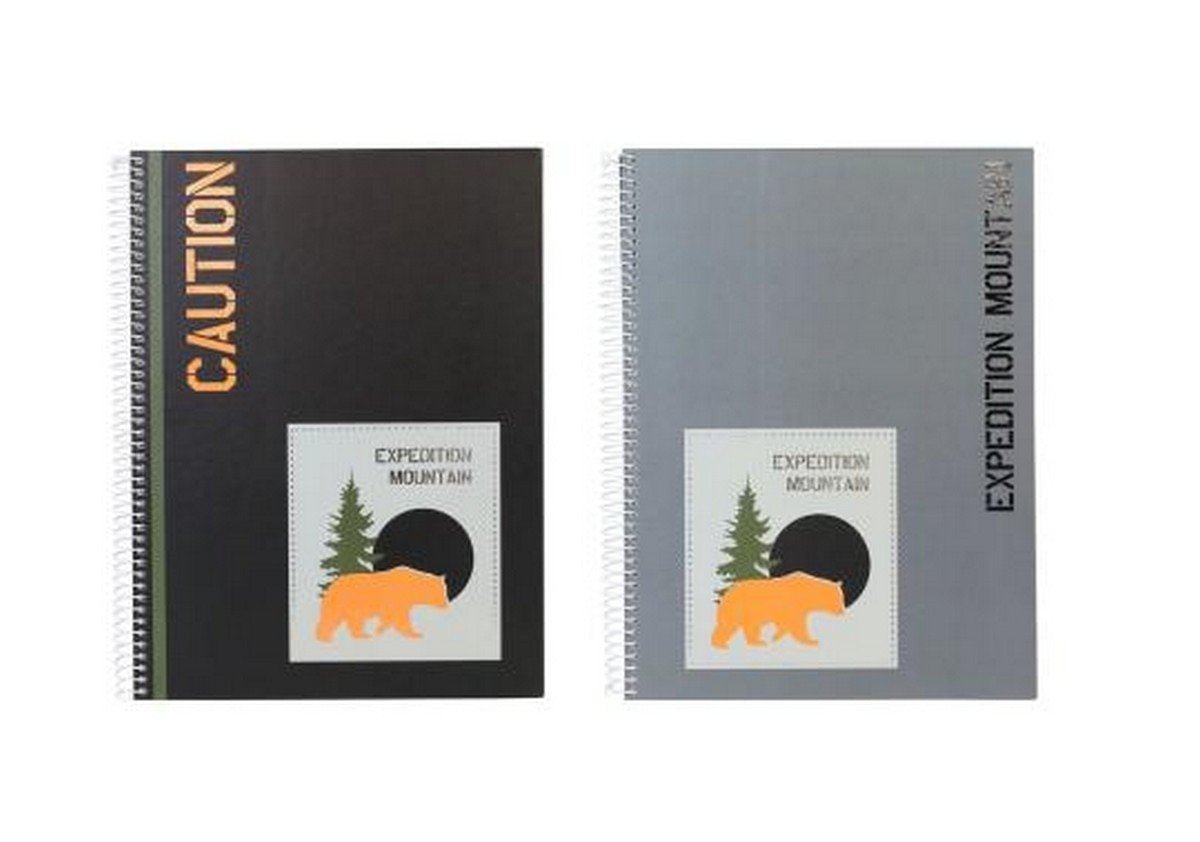 Caderno esp. c/dura Blog Traveller A4 80f/90g Quadriculado 1