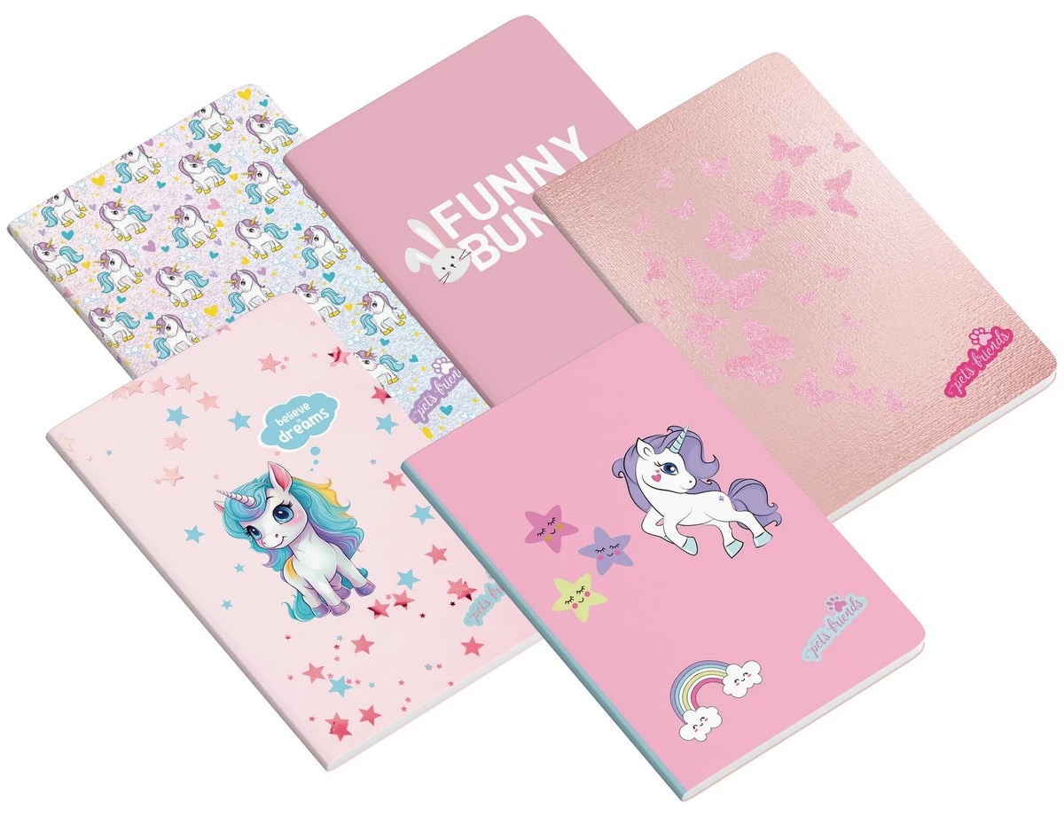 Caderno Agrafado A4 48F 90G Believe in Dreams Pautado 5