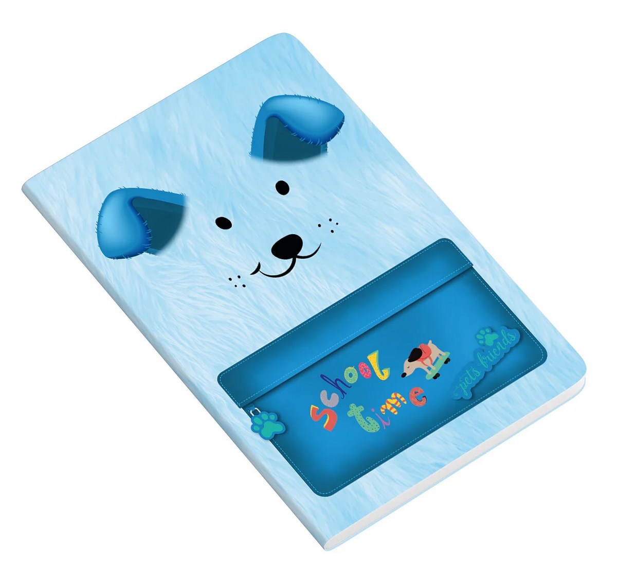 Caderno Agrafado A5 48F 90G School Time Boy Pautado Ambar 4