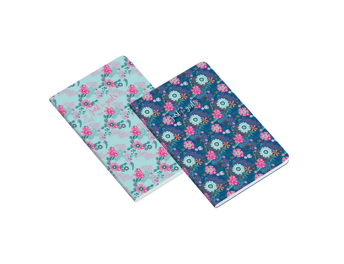 Caderno Agrafado A5 48F 90G Just4Girls Pautado 24 Ambar 1
