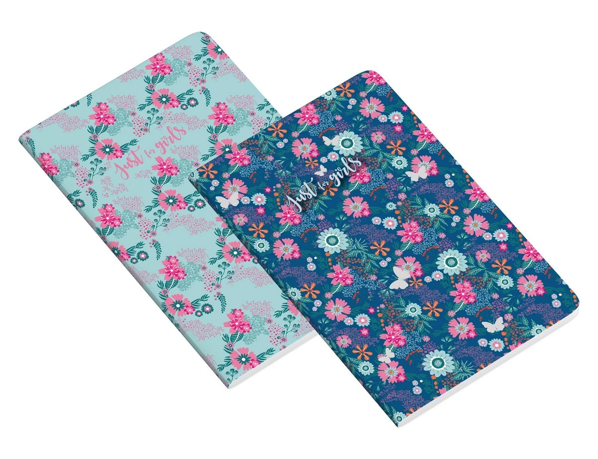 Caderno Agrafado A4 48F 90G Just4Girls Pautado 24 Ambar 1