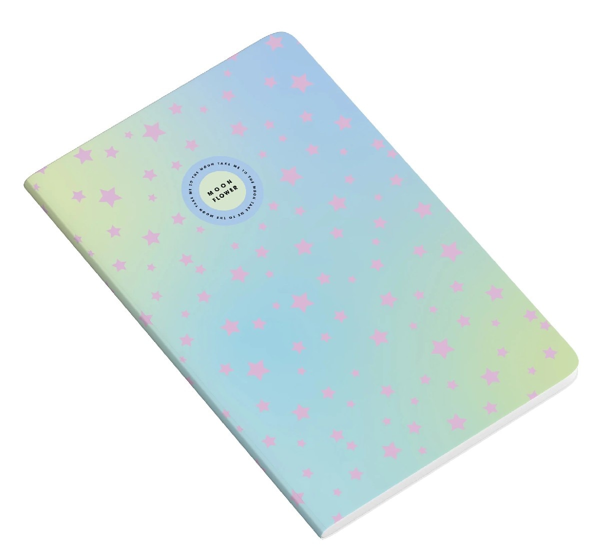 Caderno Agrafado PP A4 48F 90G Teen Moonflower Quadriculado 24  Ambar 3
