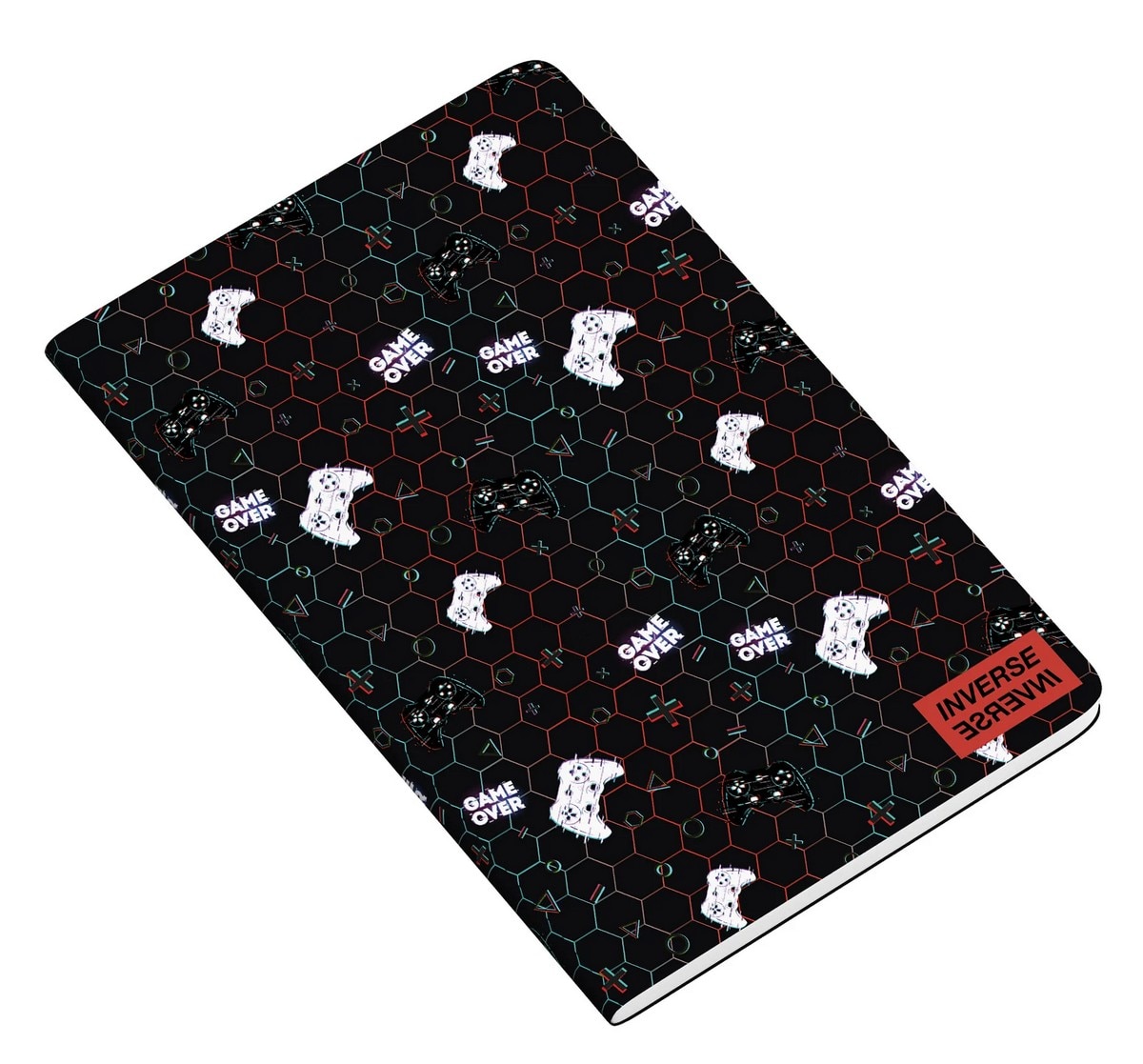 Caderno Agrafado PP A4 48F 90G Teen Inverse Pautado 24 Ambar 4
