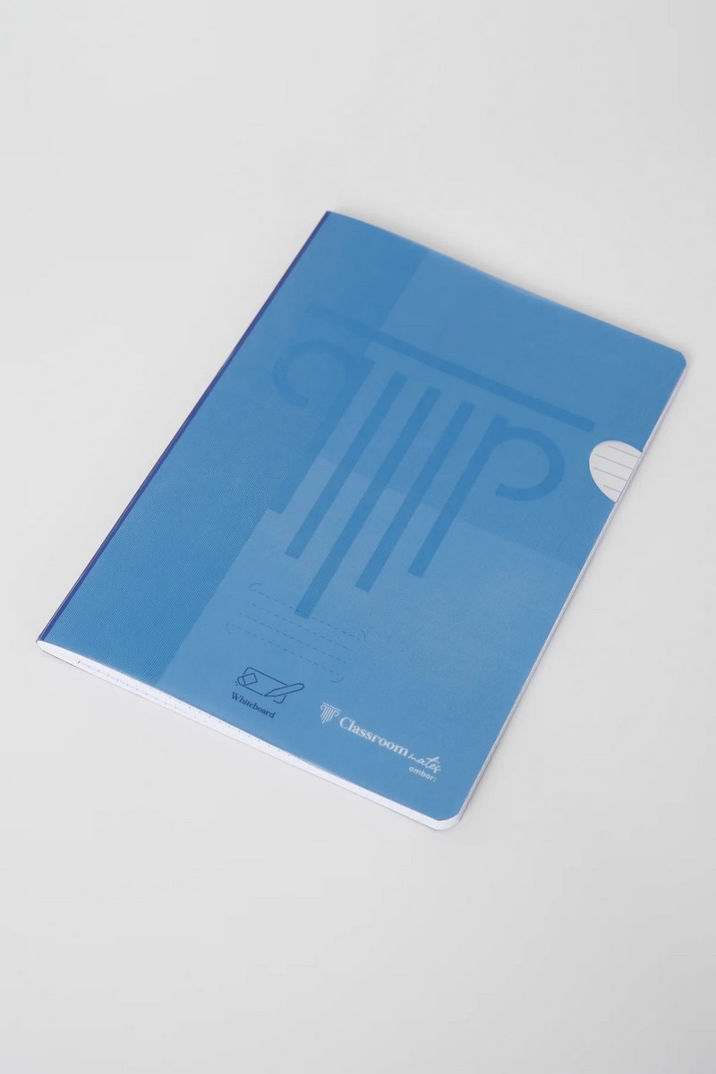 Caderno Agrafado ClassroomMates A4 PP 48F 90G Pautado Ambar 1