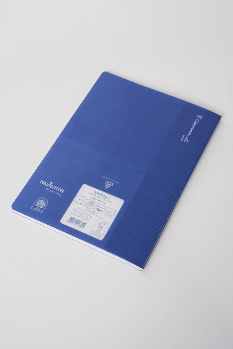 Caderno Agrafado ClassroomMates A4 PP 48F 90G Pautado Ambar 6