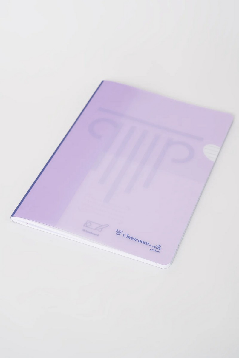 Caderno Agrafado ClassroomMates Pastel PP A4 48F 90G Pautado 2