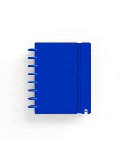 Imagem 0 de Caderno Ingeniox  A5  Pautado  80Folhas  100G  Foam com Elástico  Azul Escuro