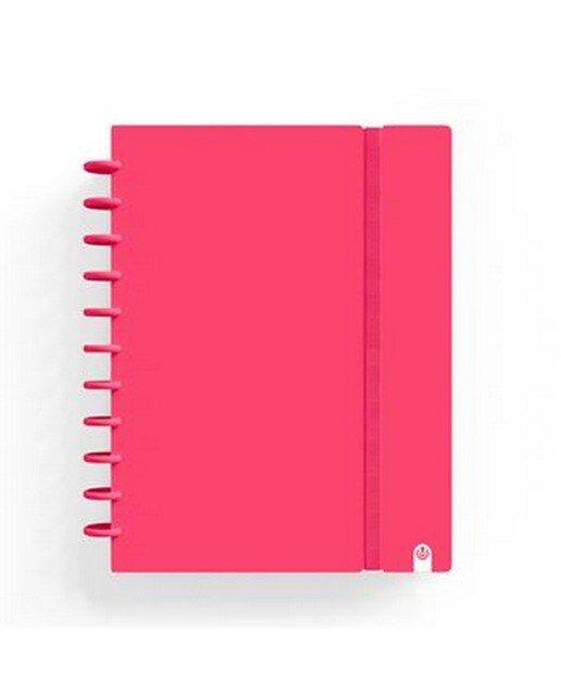 Imagem 0 de Caderno Ingeniox  A4  Pautado  80Folhas  100G  Foam com Elástico  Vermelho