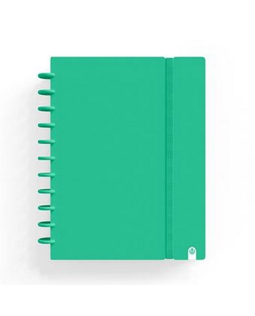 Imagem 0 de Caderno Ingeniox  A4  Pautado  80Folhas  100G  Foam com Elástico  Verde