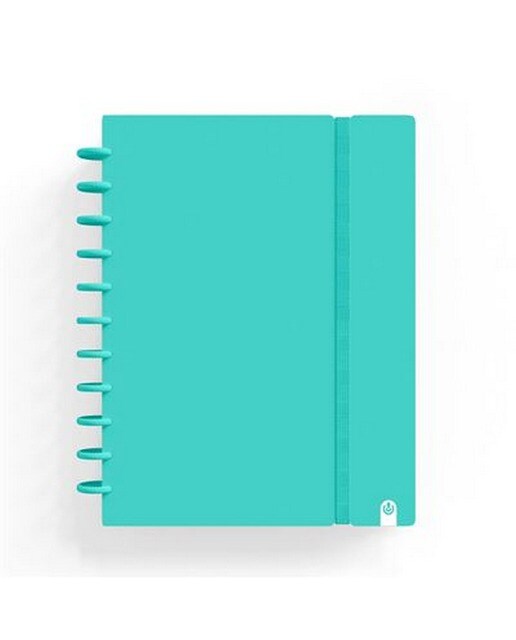 Imagem 0 de Caderno Ingeniox  A4  Pautado  80Folhas  100G  Foam com Elástico  Menta Pastel