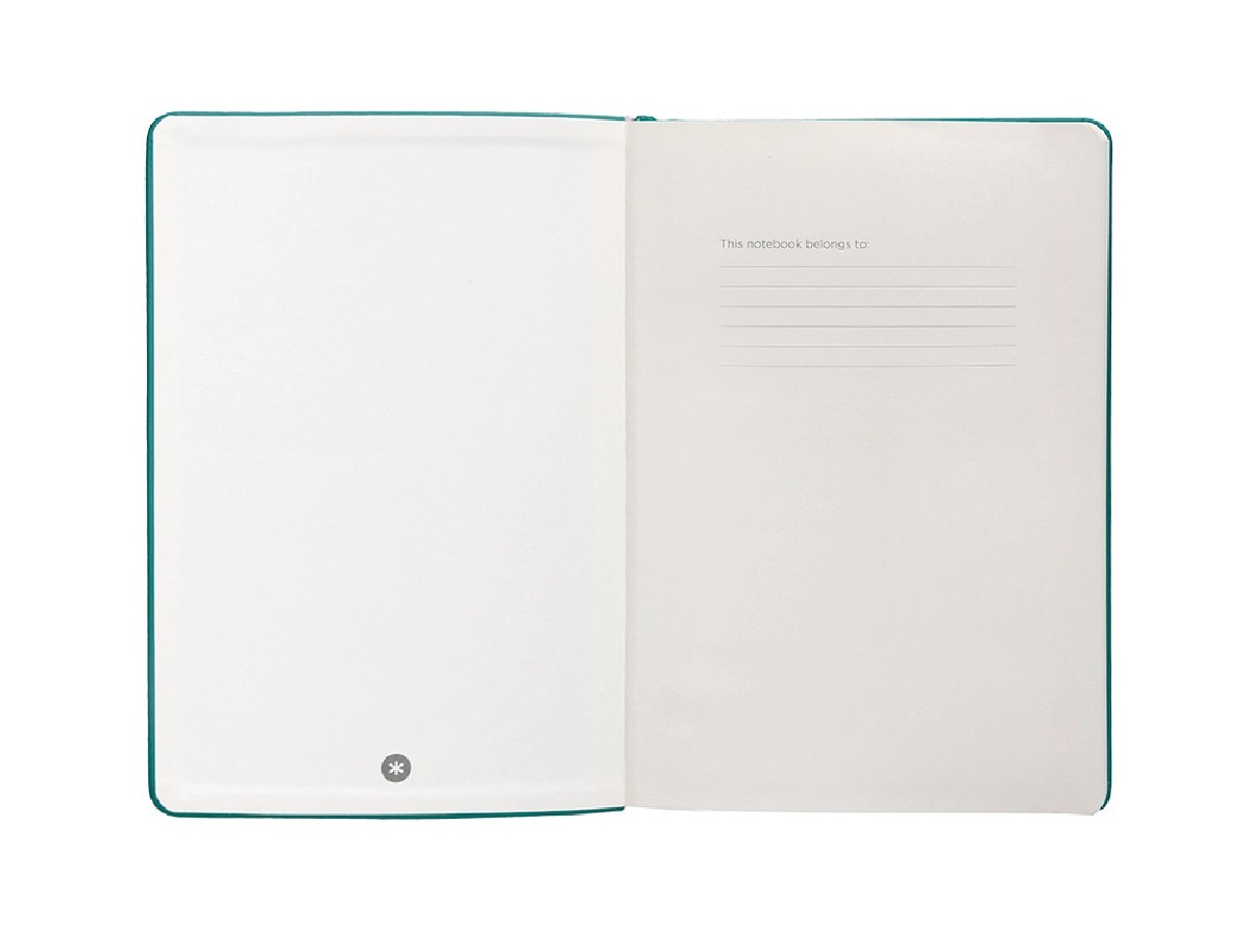 Caderno com elástico antartik capa dura A4 verde aguamarine 7