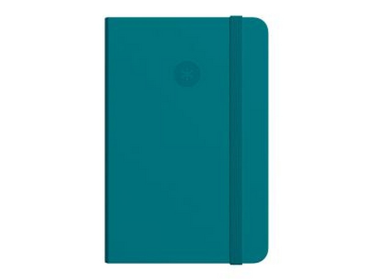 Caderno com elástico antartik notes capa dura a6 verde água 1