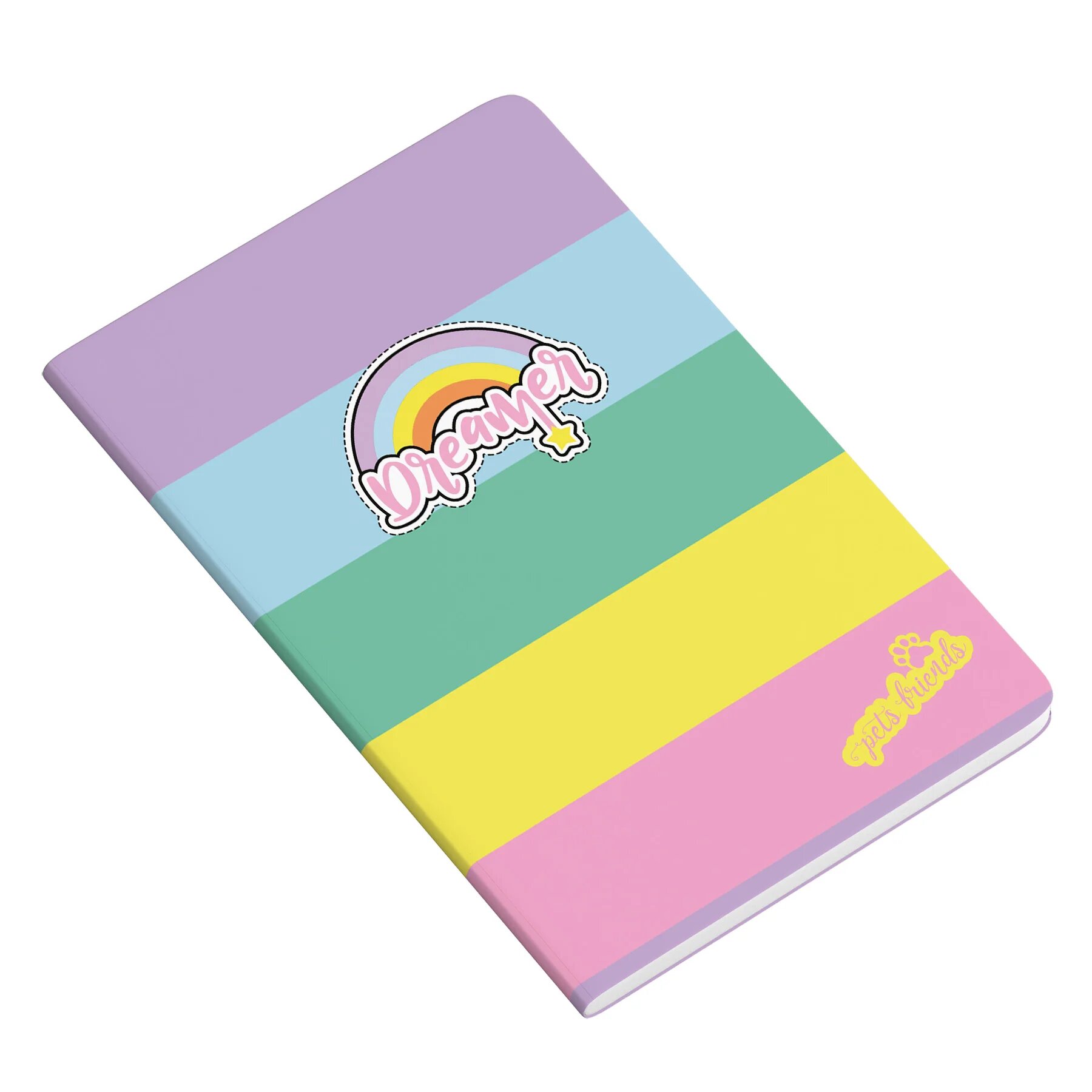 Caderno Agrafado A5 48F 90G Pets World Pautado Modelo Sortido Envio Aleatório 2