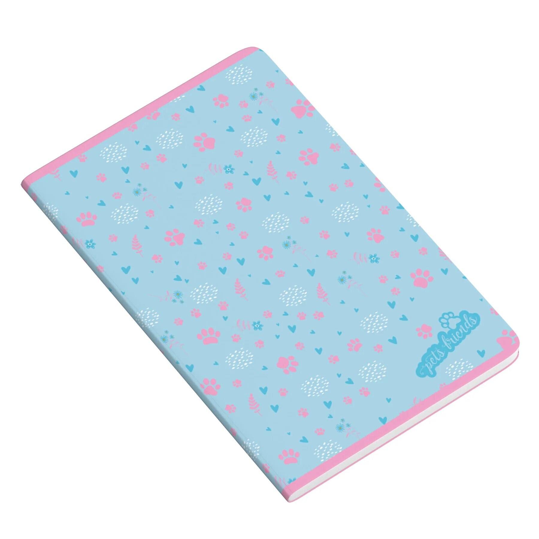 Caderno Agrafado A5 48F 90G Pets World Pautado Modelo Sortido Envio Aleatório 4