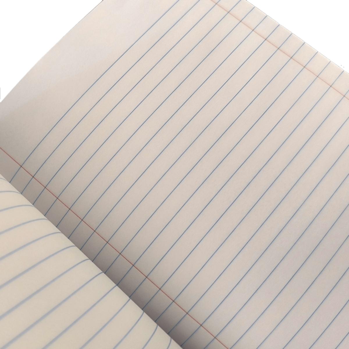 Caderno  Agrafado  A4 Capa Preta 80Fls Pautado 2