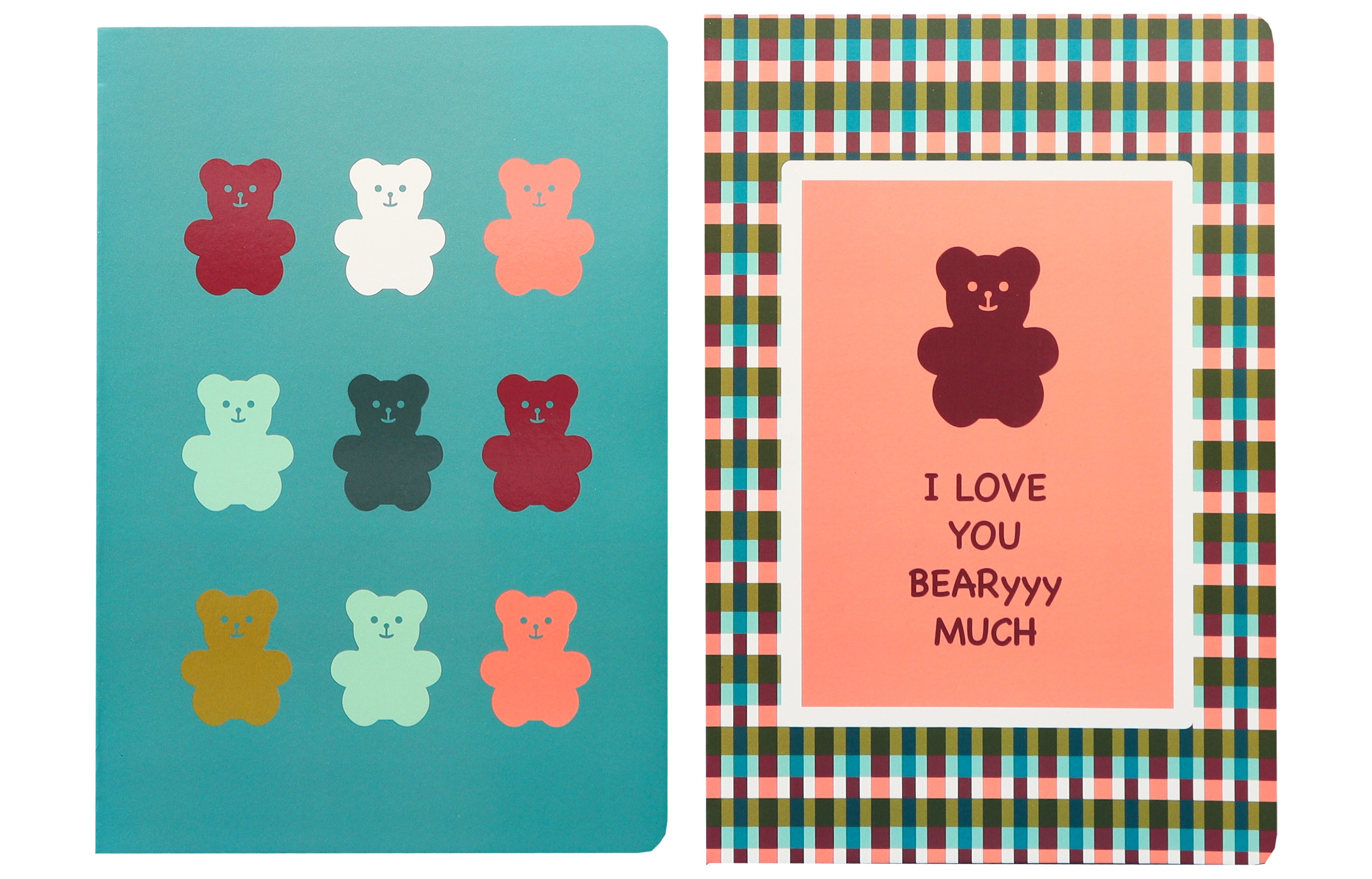 Imagem 0 de Caderno Espiral Capa Dura A5 80f/90g Pautado B'LOG TEDDY BEAR