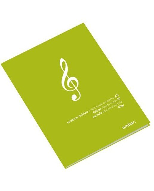 Caderno Musica A5 Ambar School - Artigo Sortido. Envio realizado de forma aleatória 1