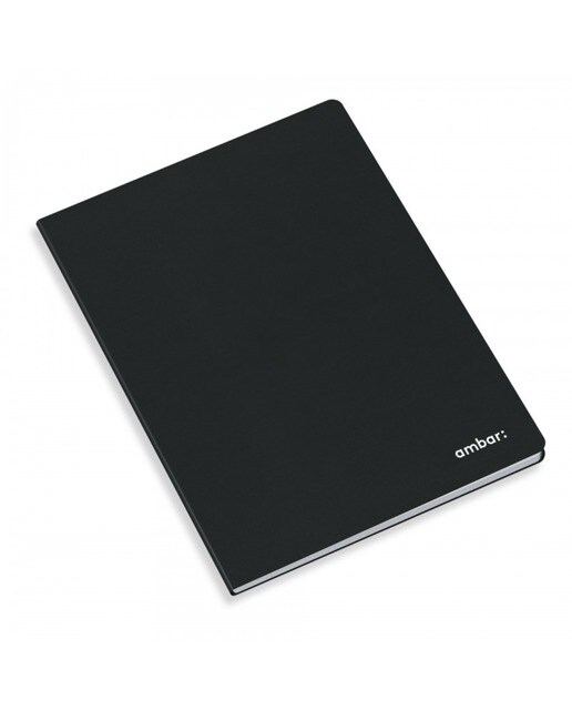 Imagem 0 de Caderno Agrafado A4 80Folhas BLACK Quadriculado