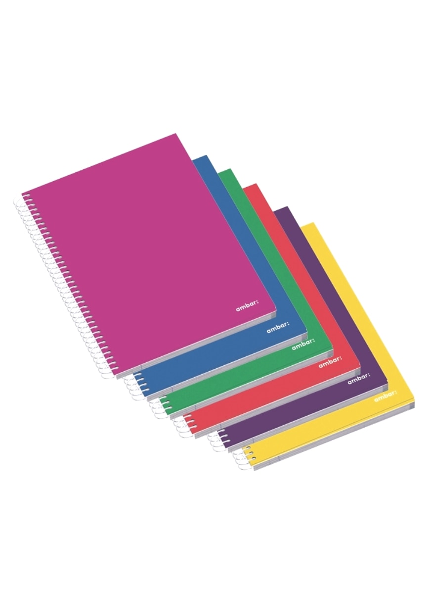 Imagem 0 de Caderno Espiral A4 School Pautado de 80 Folhas Ambar