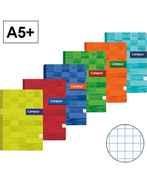 Imagem 0 de Caderno A5+ Agrafado Campus Quadriculado
