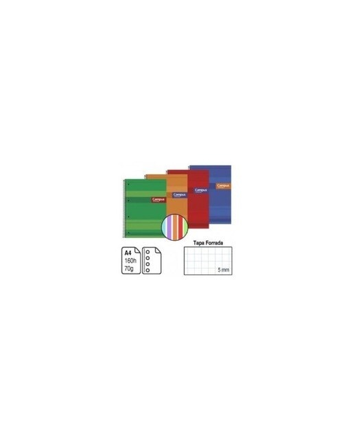 Imagem 0 de Caderno Campus A4 Quadriculado Espiral 160 Folhas