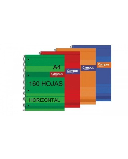 Caderno Campus A4 Capa Dura Espiral 1