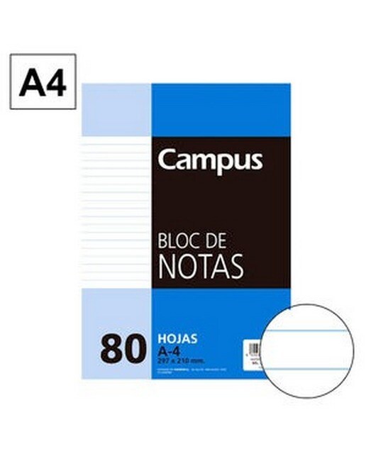 Bloco de Notas A4 Pautado 1