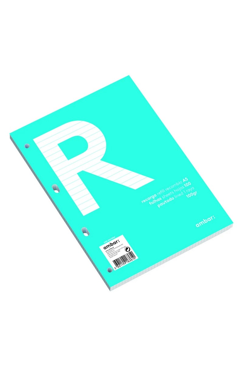 Recarga Ambar School A5 100 Folhas 100 Gramas 3