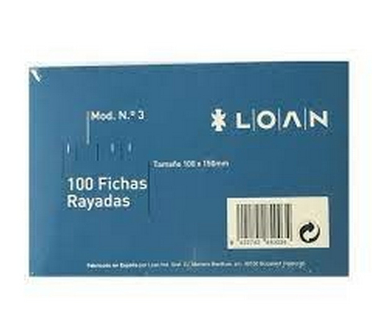 Conjunto de 100 Folhas Pautadas Loan 1