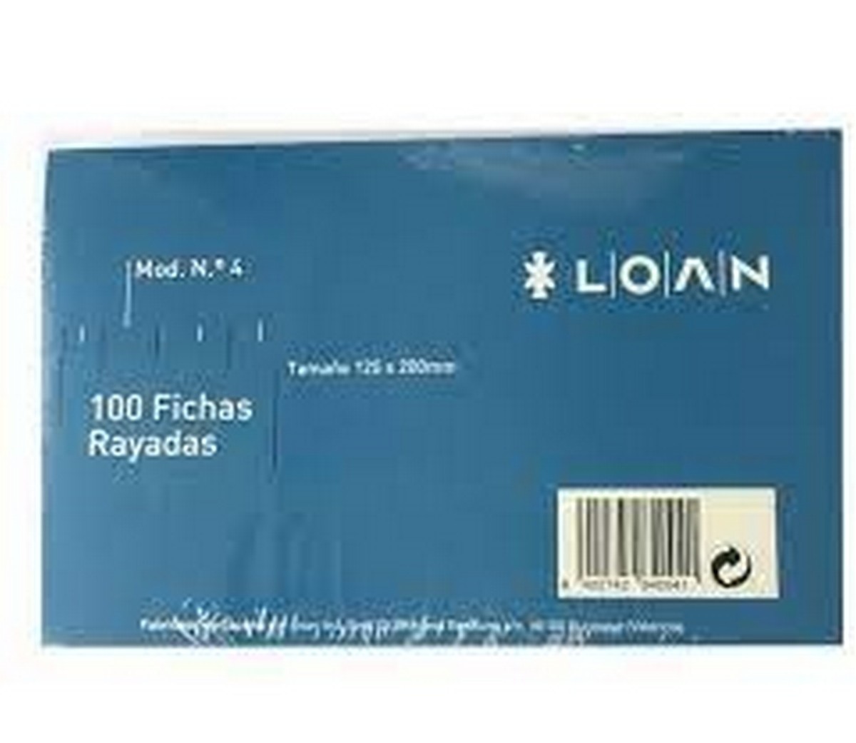 Conjunto de 125 Folhas Pautadas Loan 1