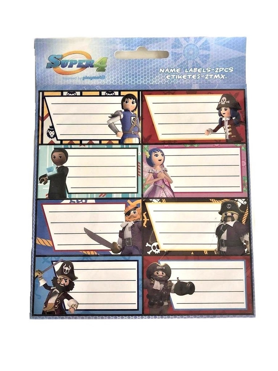 Imagem 0 de Etiquetas de Identificar Playmobil