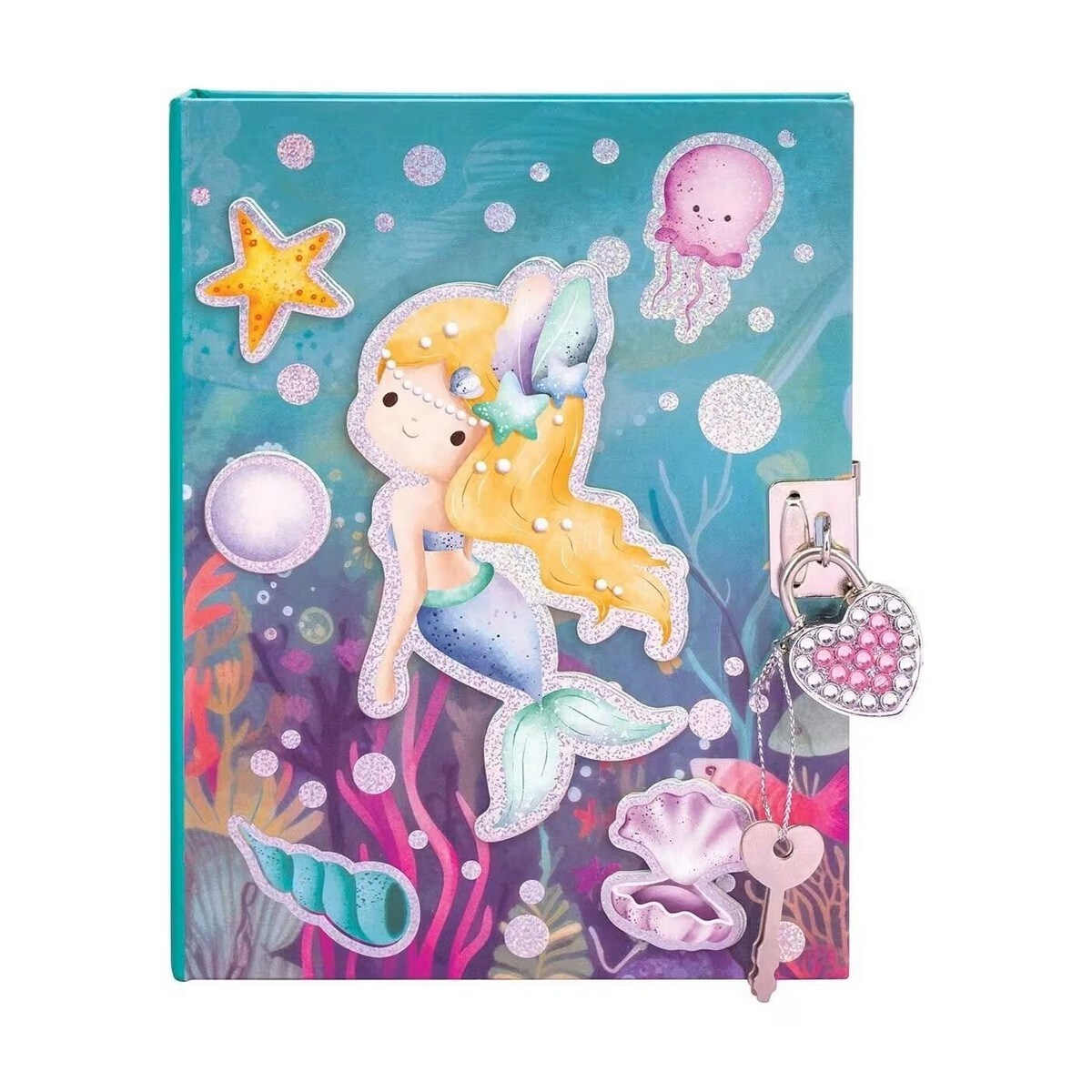 Diário com cadeado sortido 3