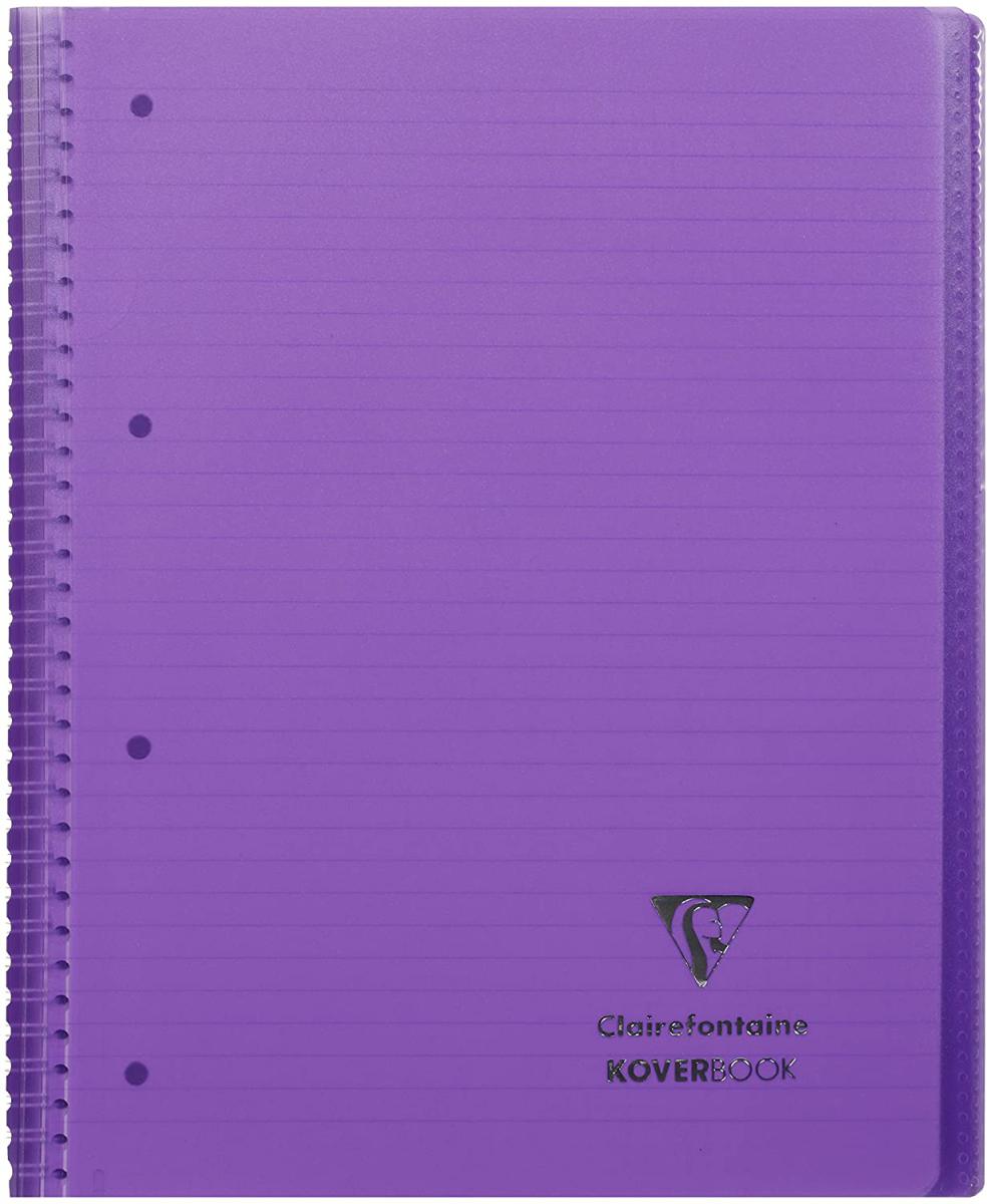Caderno de Argolas Koverbook Din A4, 90g, Cores Sortidas, 80 Folhas Clairefontaine 1