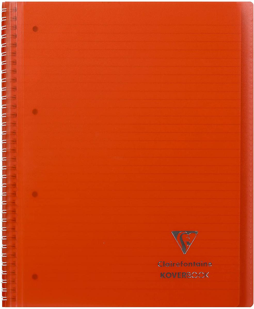 Caderno de Argolas Koverbook Din A4, 90g, Cores Sortidas, 80 Folhas Clairefontaine 4